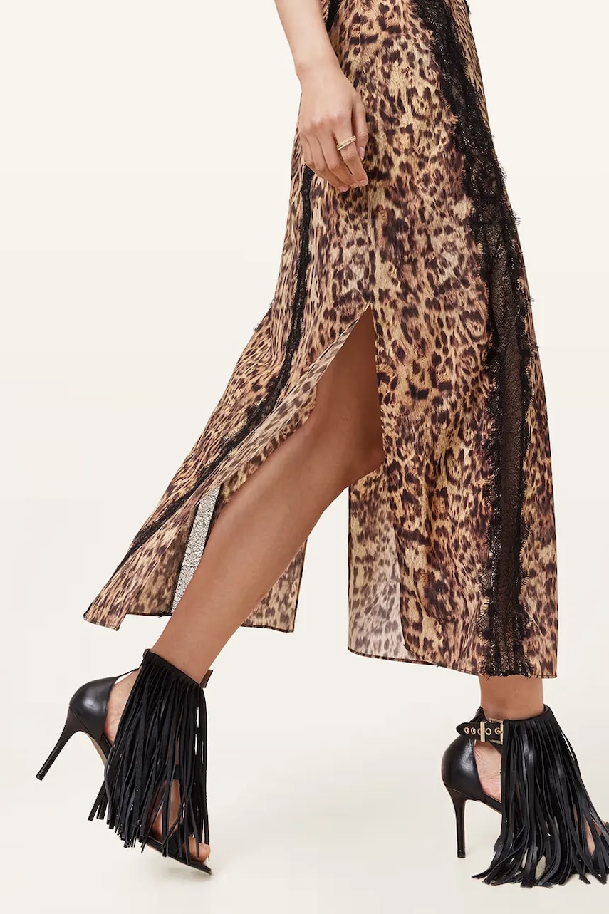 Сукня AllSaints MELIA maxi розкльошена W103DC