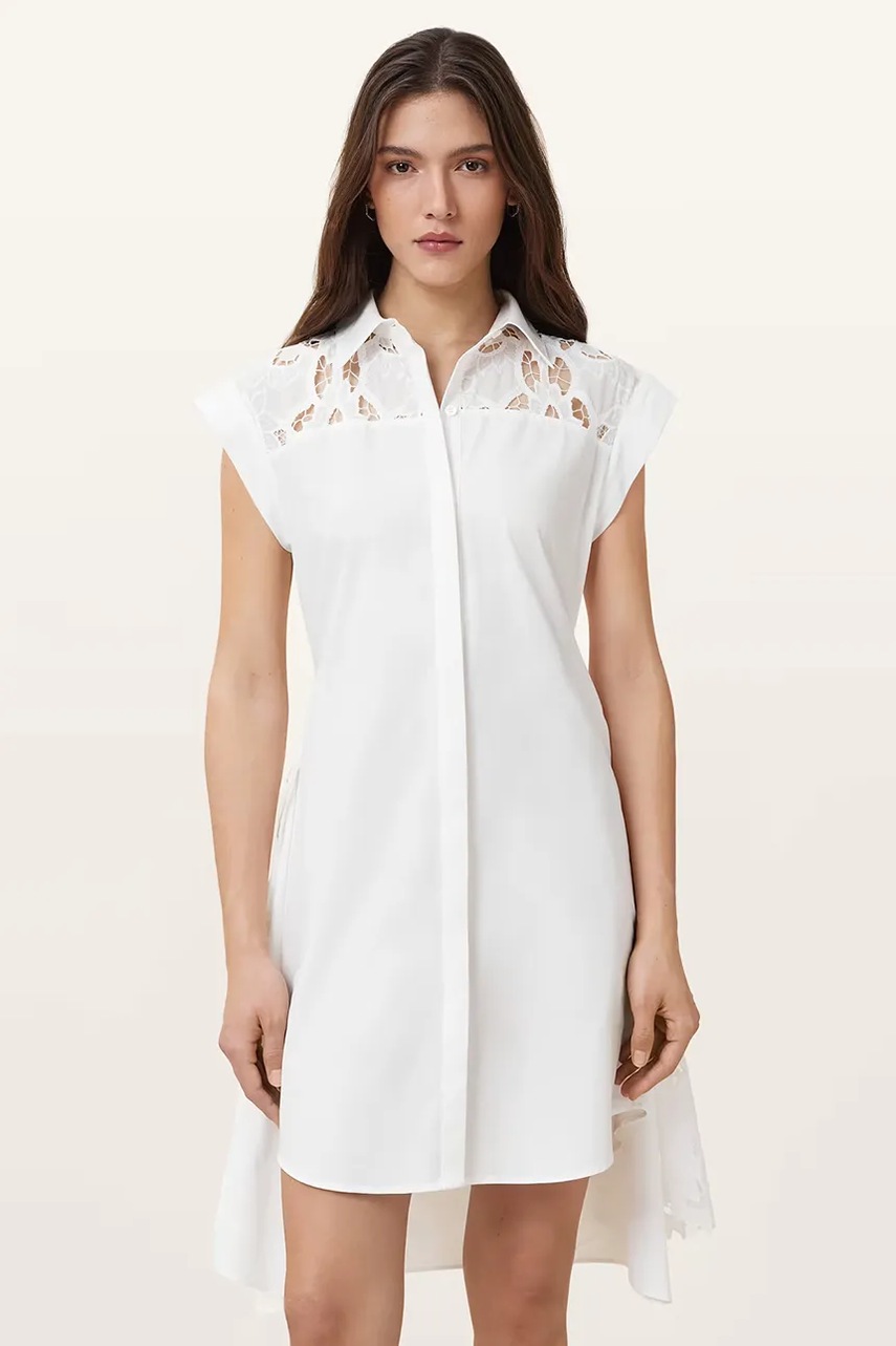 Βαμβακερό φόρεμα AllSaints ZOLA φωτογραφία