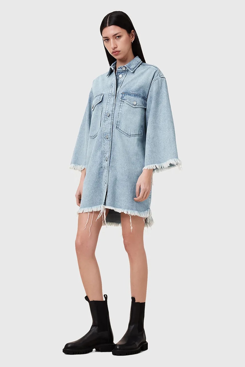 Джинсова сукня AllSaints FAYE mini пряма W221DC