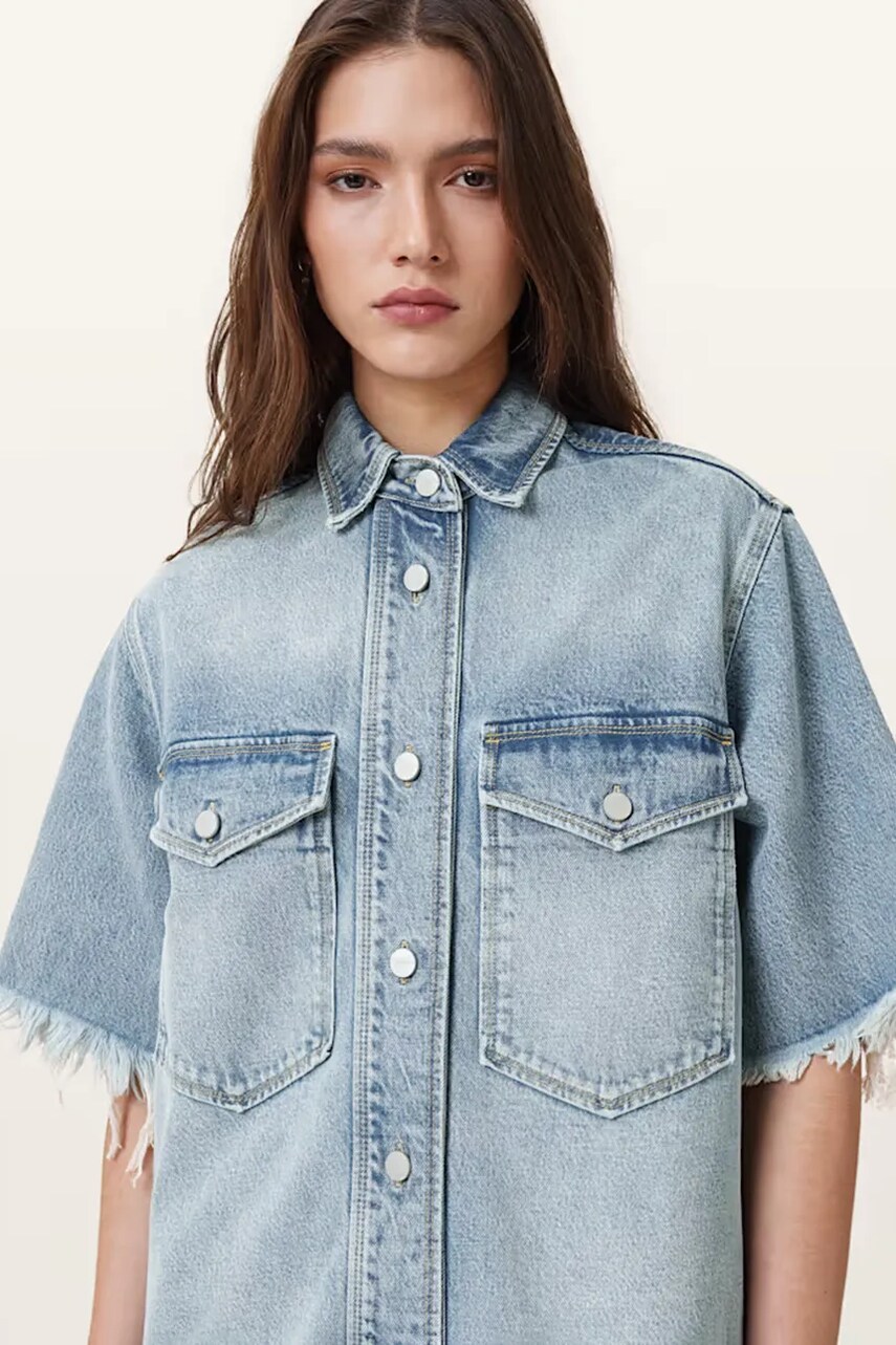 Джинсова сукня AllSaints FAYE mini пряма W221DC