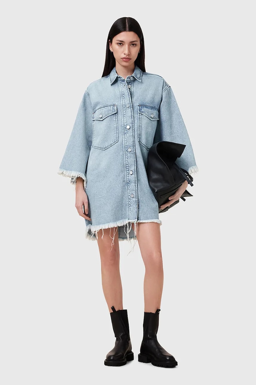 Джинсова сукня AllSaints FAYE mini пряма W221DC