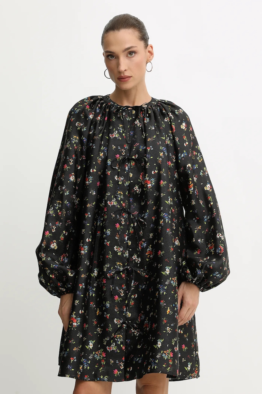 Сукня Stine Goya 0 колір чорний mini розкльошена SG-AW25-D150-2067
