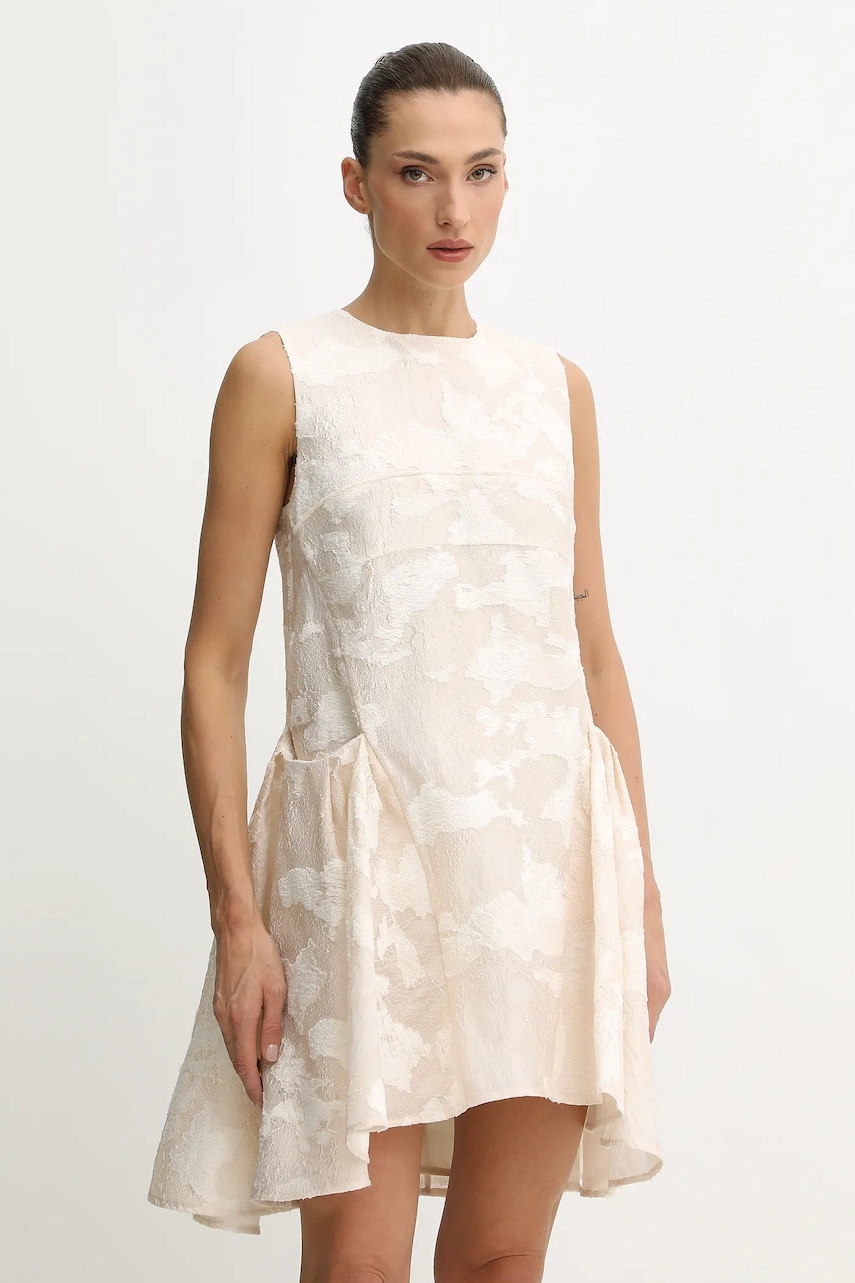 Сукня Stine Goya 0 колір бежевий mini розкльошена SG-AW25-D152-2442