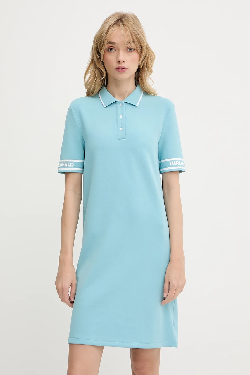 Karl Lagerfeld rochie mini, drept, A3W13003