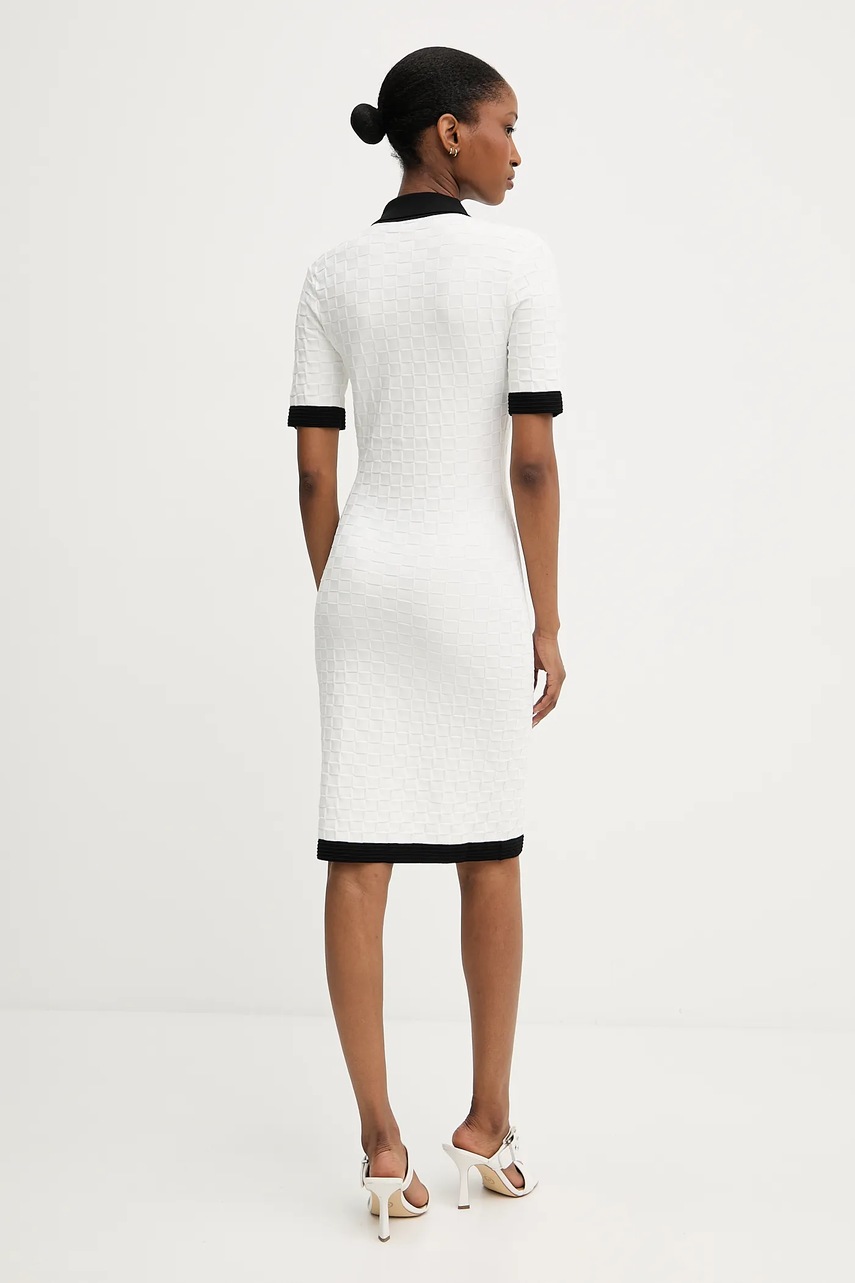 Karl Lagerfeld ruha fehér, mini, testhezálló, A3W13036 termék 2. képe