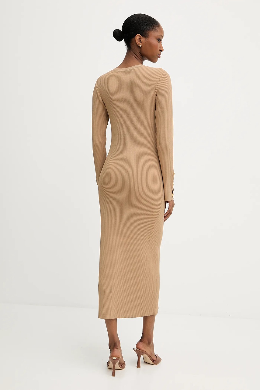 Сукня Karl Lagerfeld колір зелений midi облягаюча A3W13038