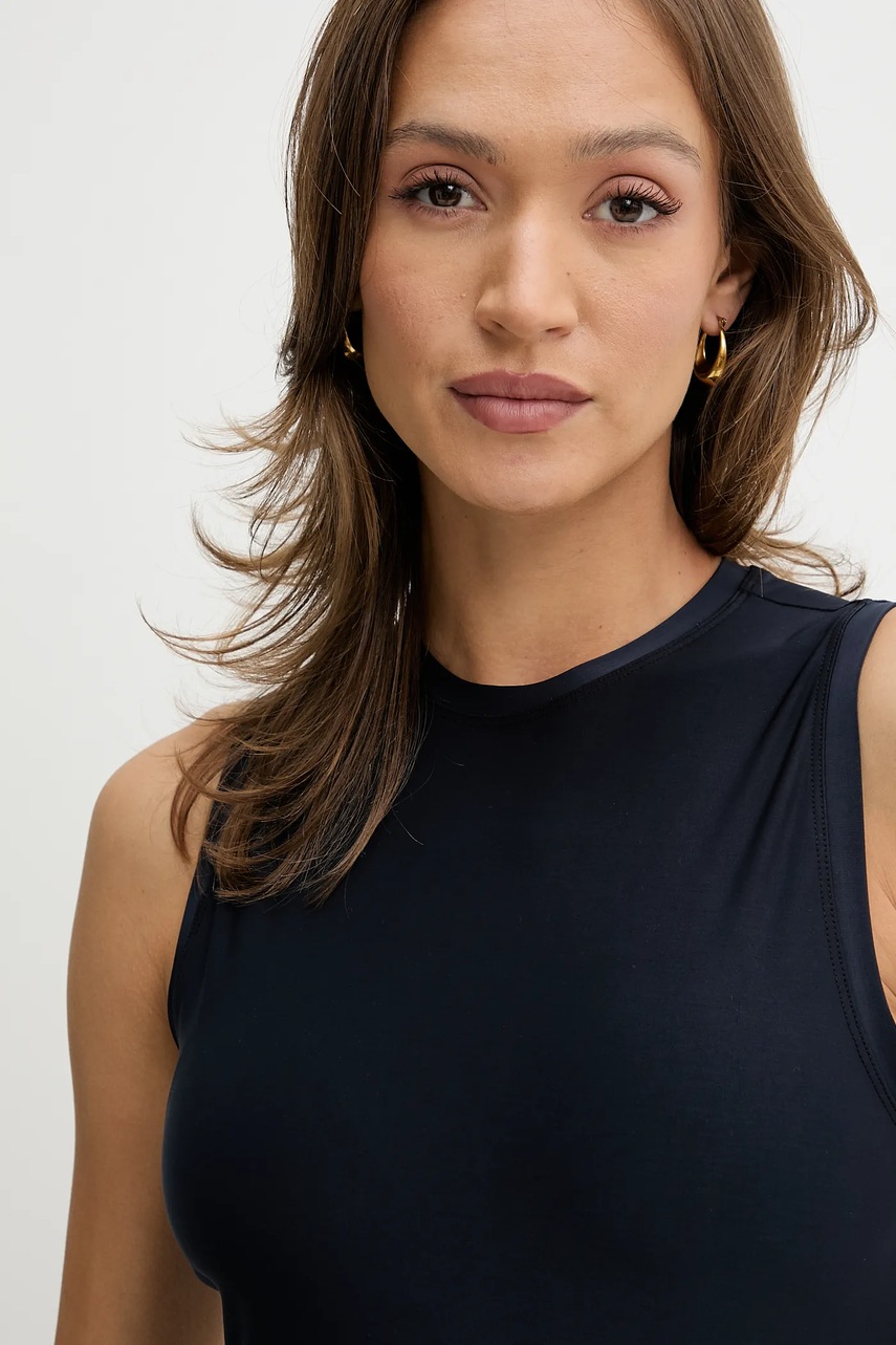 Φόρεμα Calvin Klein Jeans χρώμα: ναυτικό μπλε, LV044C236G φωτογραφία