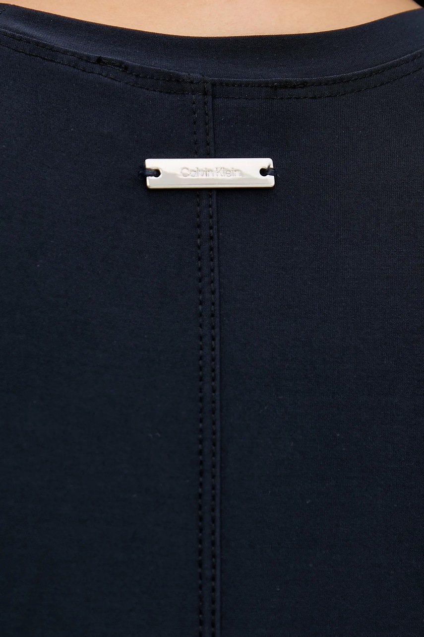 Φόρεμα Calvin Klein Jeans χρώμα: ναυτικό μπλε, LV044C236G φωτογραφία