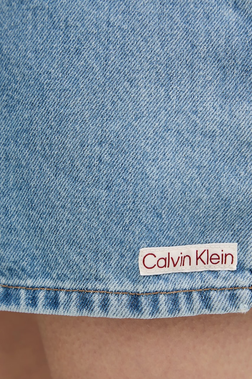 Rifľové šaty Calvin Klein Jeans