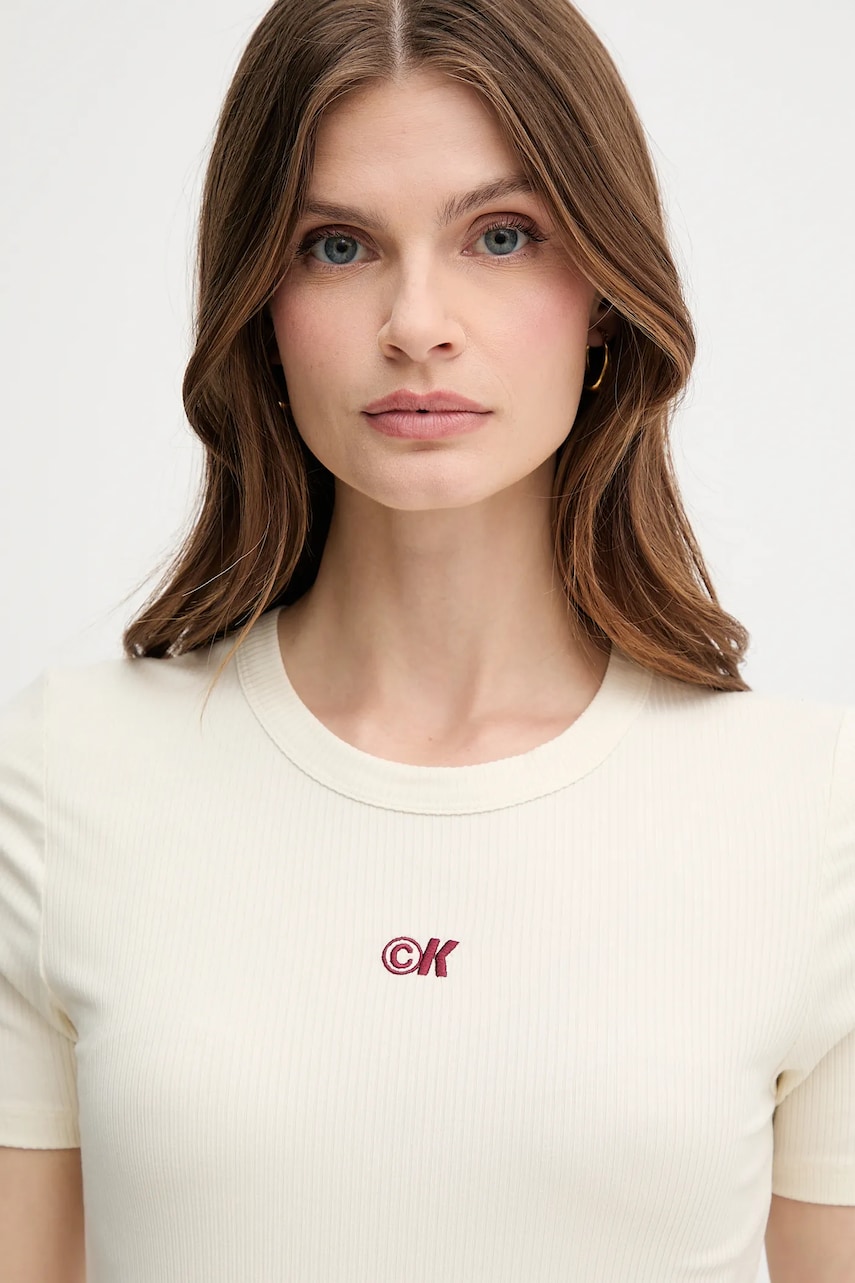 Сукня Calvin Klein Jeans колір бежевий maxi пряма LV044C902G