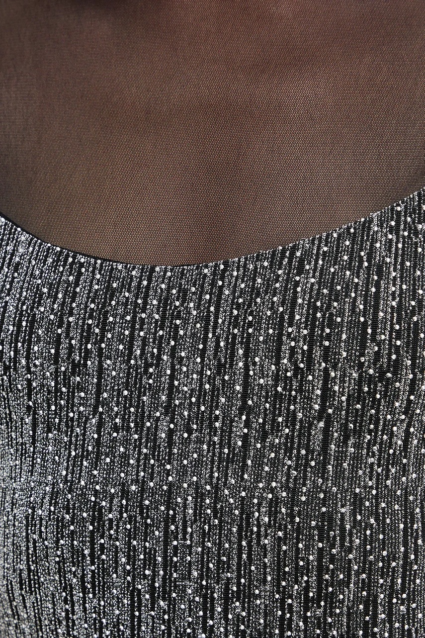 Сукня Simona Corsellini колір чорний mini облягаюча A25CEAB10601