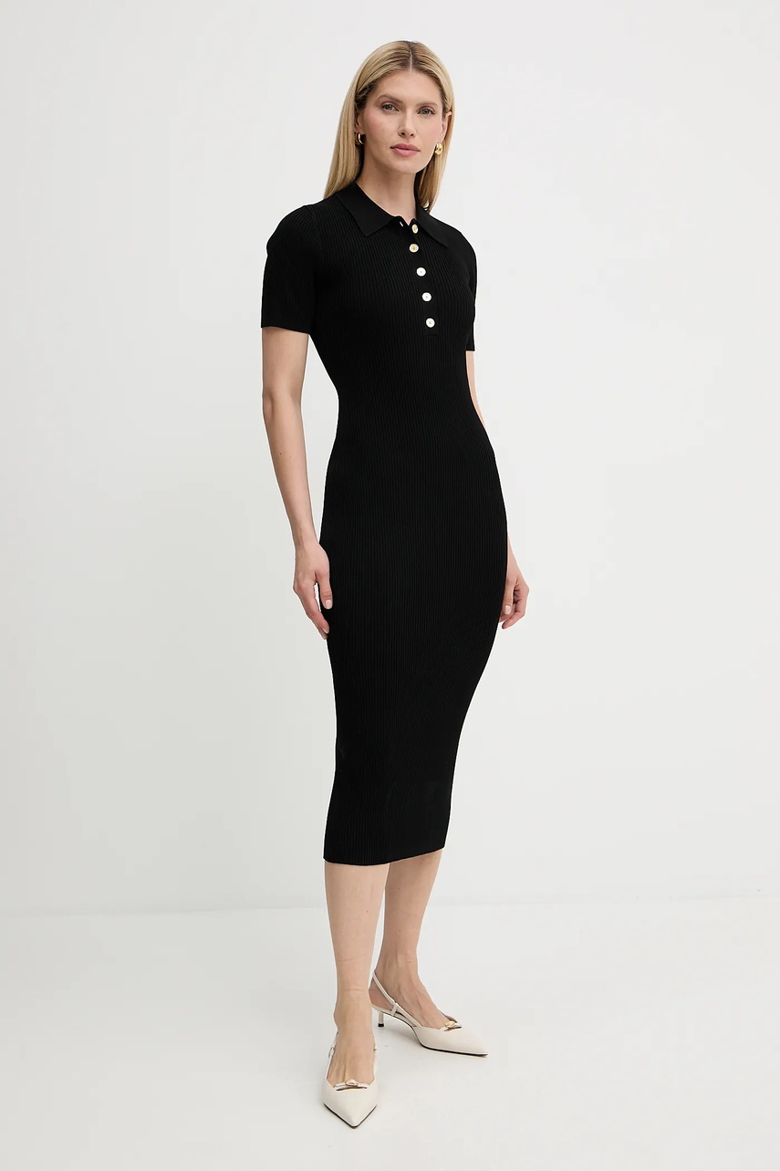 Платье MICHAEL Michael Kors цвет чёрный maxi облегающее MT5832333D