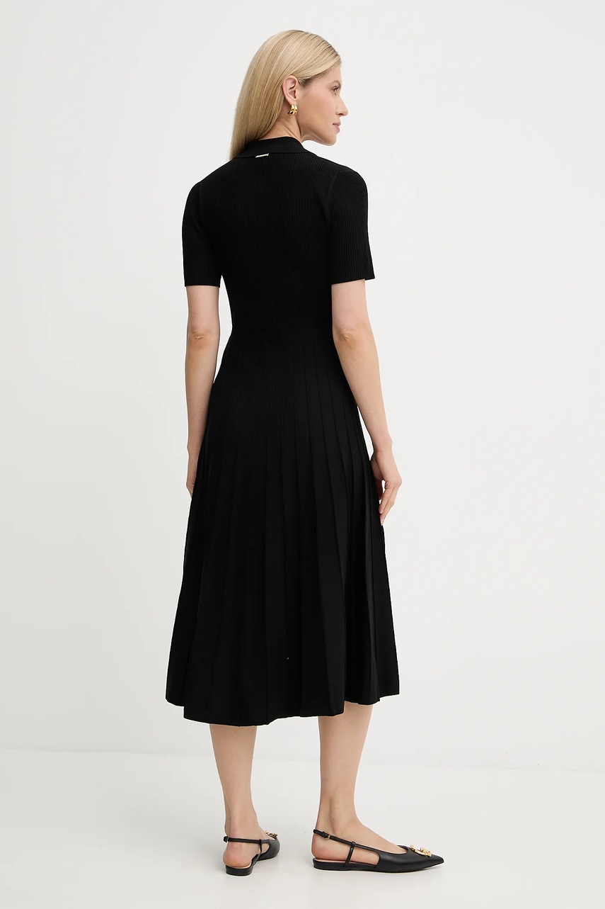 Φόρεμα MICHAEL Michael Kors χρώμα: μαύρο, MT5834F33D φωτογραφία