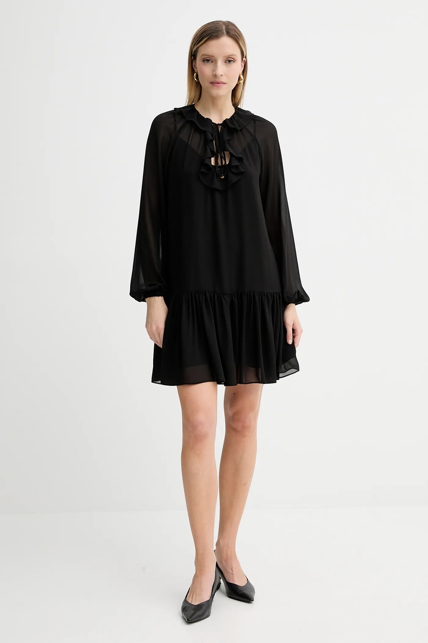 Платье MICHAEL Michael Kors цвет чёрный mini прямое MT581DQ7R3