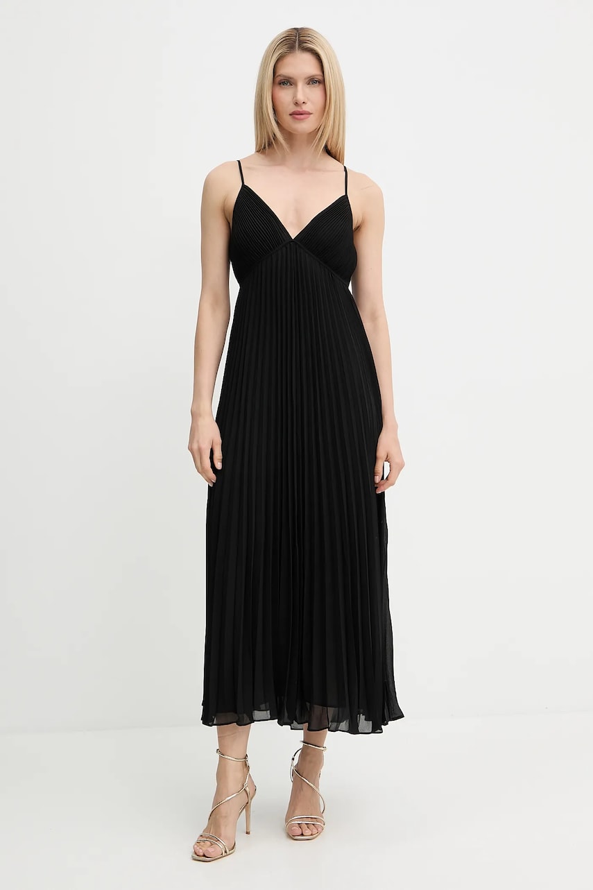 Levně Šaty MICHAEL Michael Kors černá barva, maxi, MT583407R3