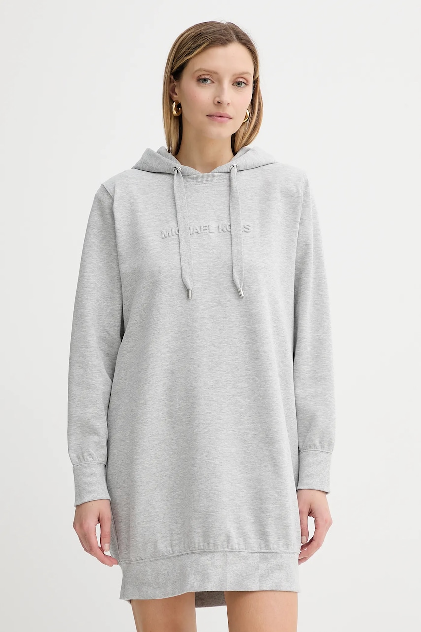 Levně Šaty MICHAEL Michael Kors šedá barva, mini, MT583225MF