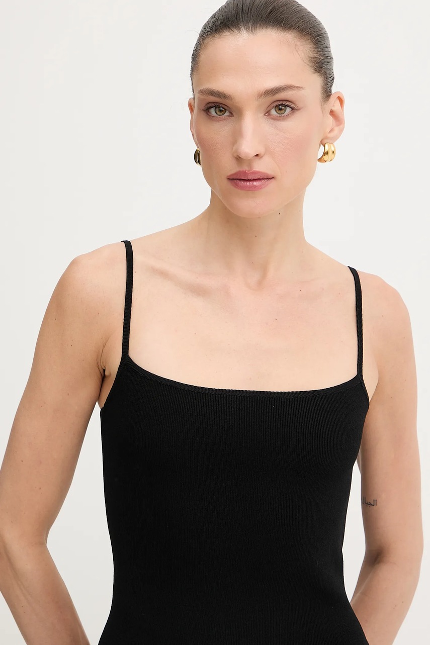 Сукня MICHAEL Michael Kors колір чорний mini облягаюча MT5833Z33D