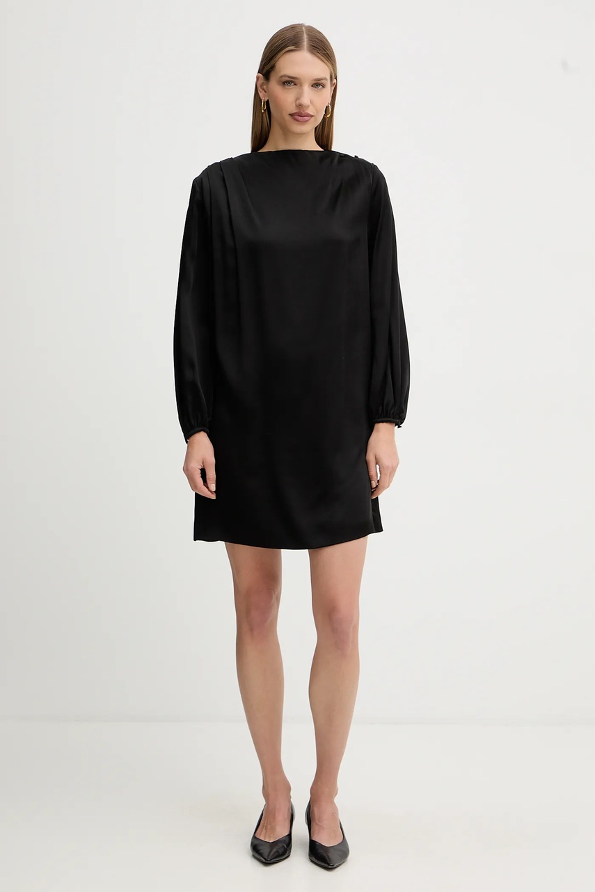 Сукня Weekend Max Mara CABINA колір чорний mini пряма 2525226043600