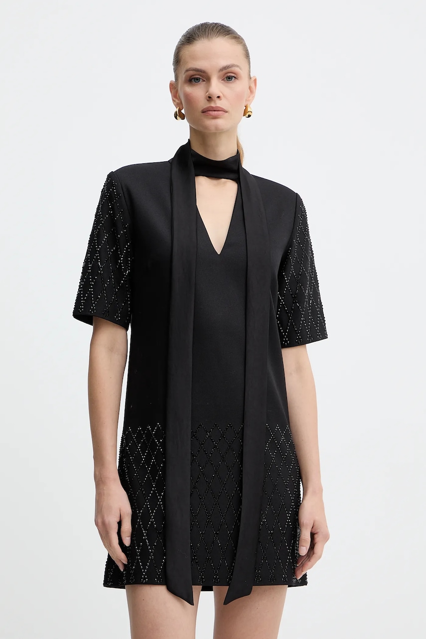 Levně Šaty Pinko černá barva, mini, oversize, 105523 A2PO