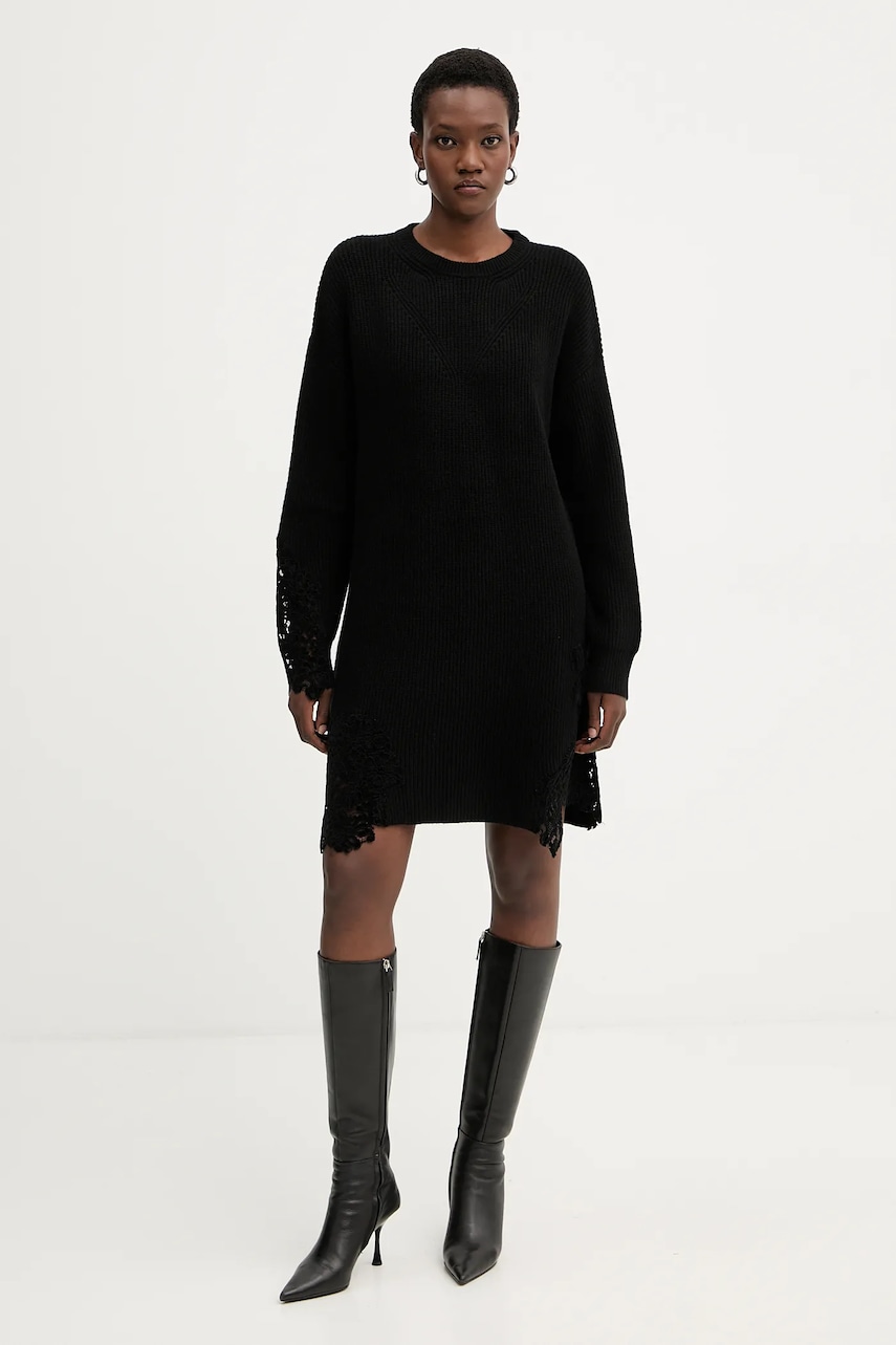 Φόρεμα με προσθήκη μαλλιού Pinko