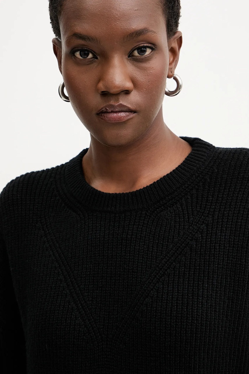 Сукня з додаванням вовни Pinko колір чорний mini oversize 105504 A2R1