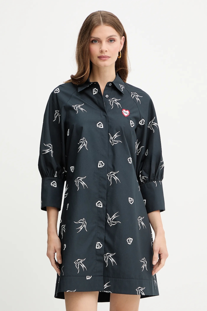 Βαμβακερό φόρεμα Pinko