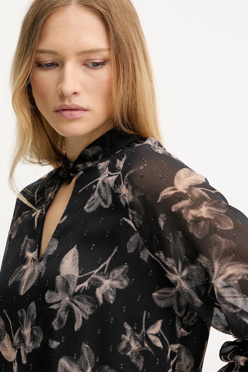 Сукня Pinko колір чорний mini розкльошена 105595 A2ST