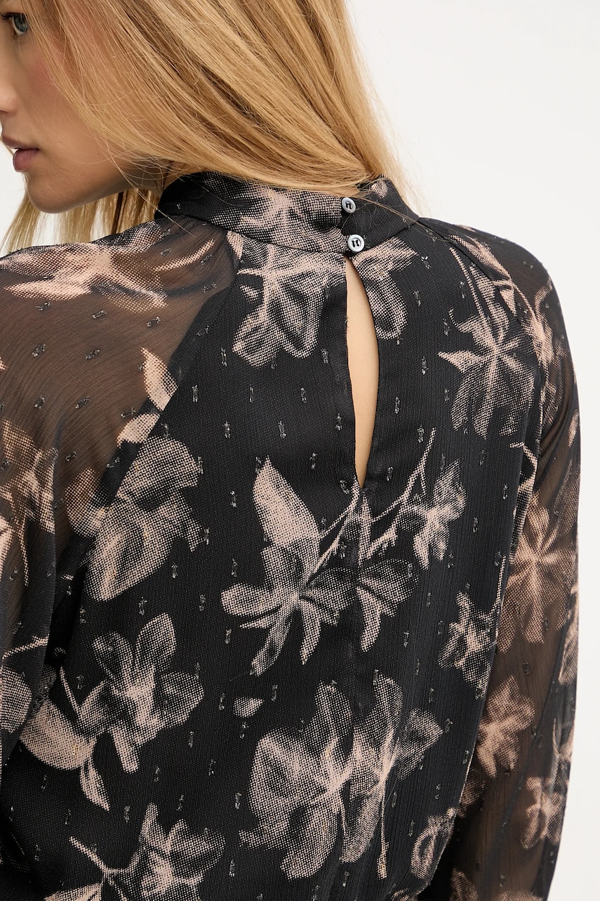Сукня Pinko колір чорний mini розкльошена 105595 A2ST