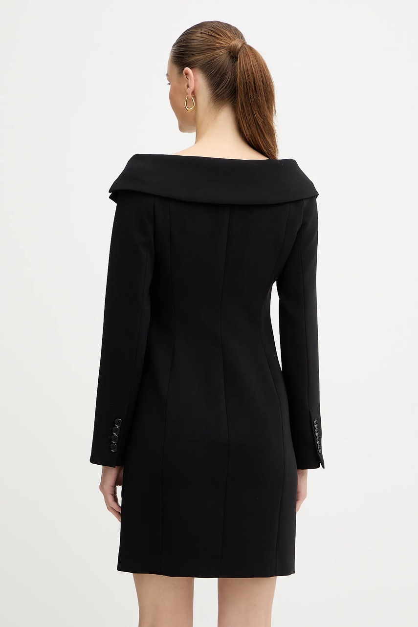 Сукня Pinko колір чорний mini облягаюча 106139 A304