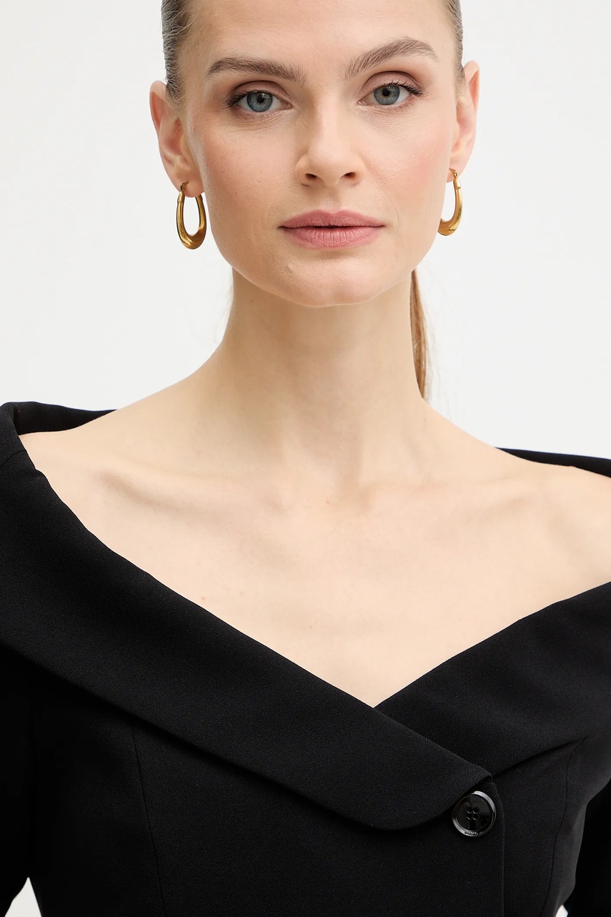 Сукня Pinko колір чорний mini облягаюча 106139 A304