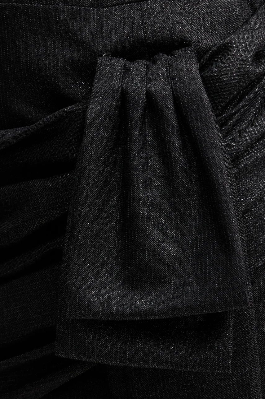 Сукня з додаванням вовни Pinko колір чорний mini облягаюча 106143 A305