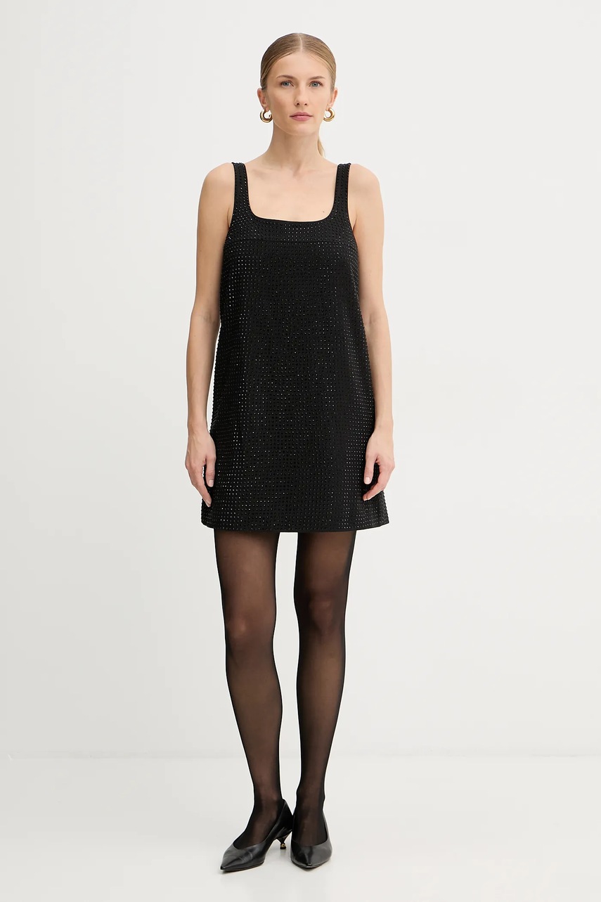 Сукня Pinko колір чорний mini пряма 105927 A287