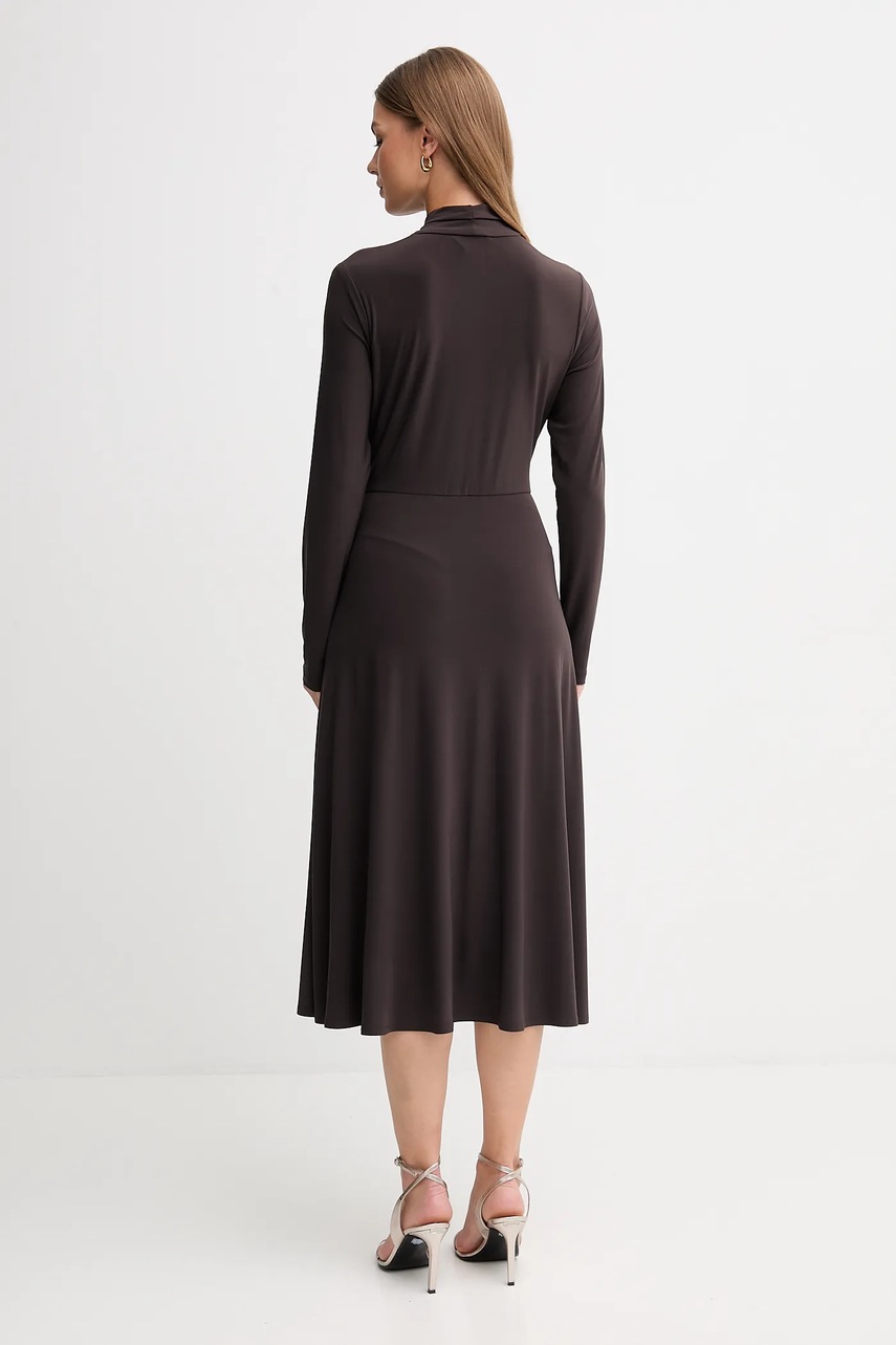Сукня Joseph Ribkoff колір коричневий midi розкльошена 253235