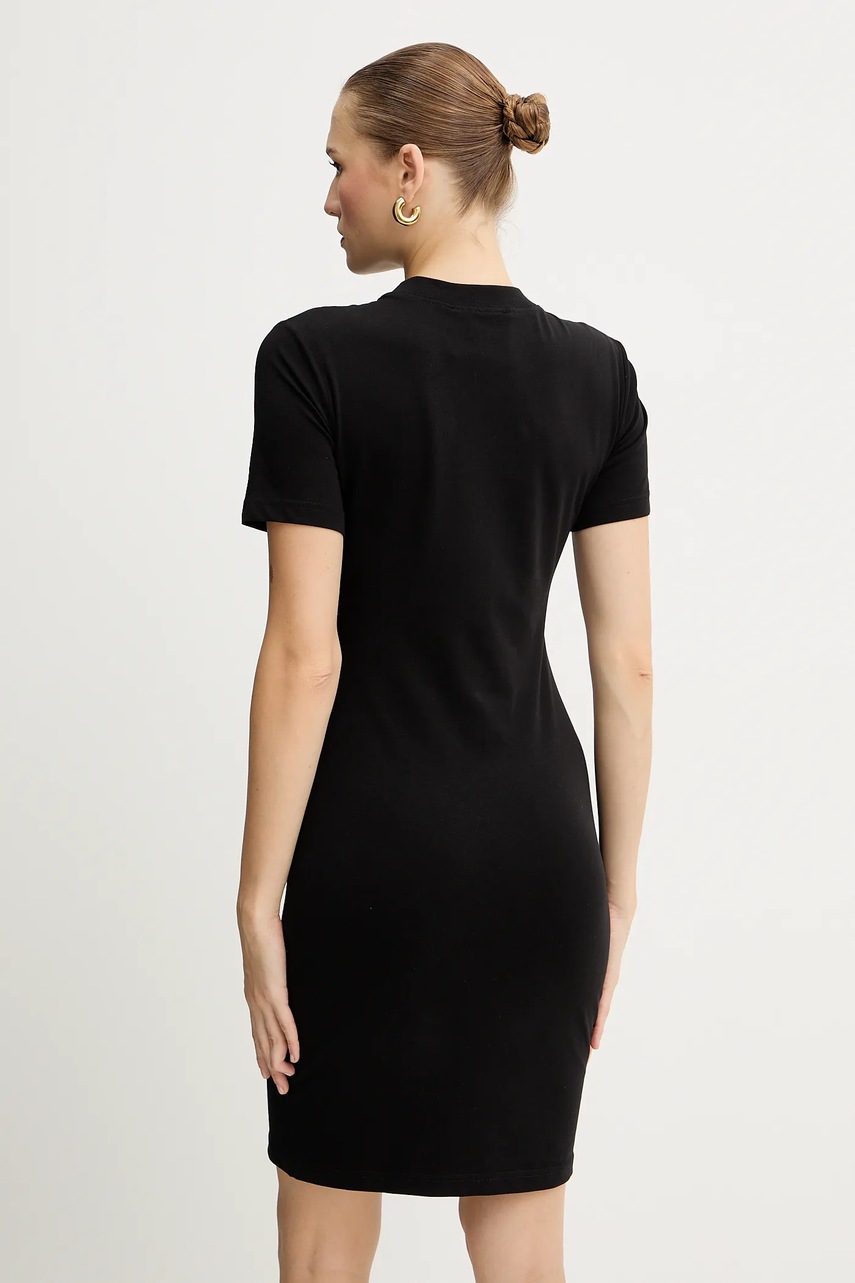 Сукня Versace Jeans Couture колір чорний mini пряма 79HAOT00 CJ03T
