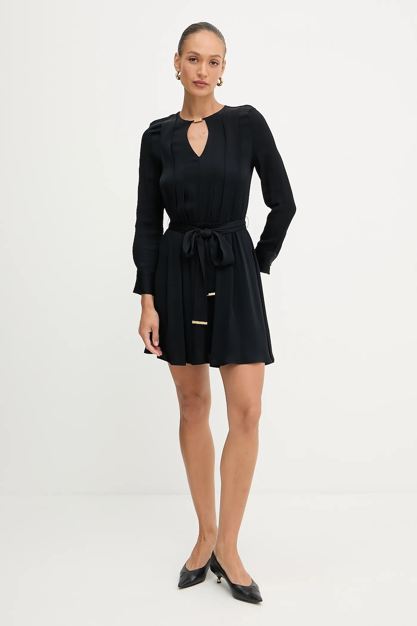 Платье Marciano Guess ANITA цвет чёрный mini расклешённое 5YGK33 7356A Платье Marciano Guess ANITA цвет чёрный mini расклешённое 5YGK33 7356A