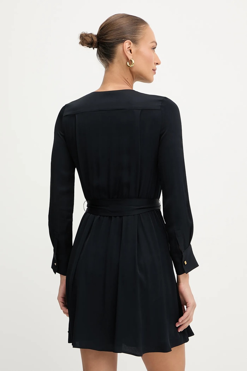 Сукня Marciano Guess ANITA колір чорний mini розкльошена 5YGK33 7356A
