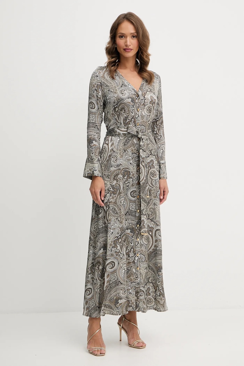 Levně Šaty Marciano by Guess BRITNEY béžová barva, maxi, 5YGK47 7298A