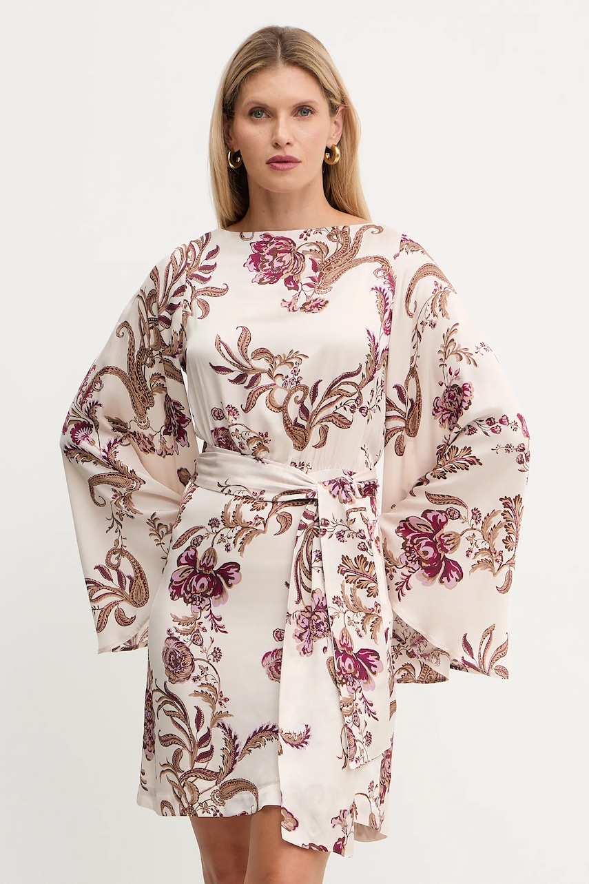 

Рокля Marciano by Guess LOREDANA в кафяво къса със стандартна кройка 5YGK40 7298A, Бежов