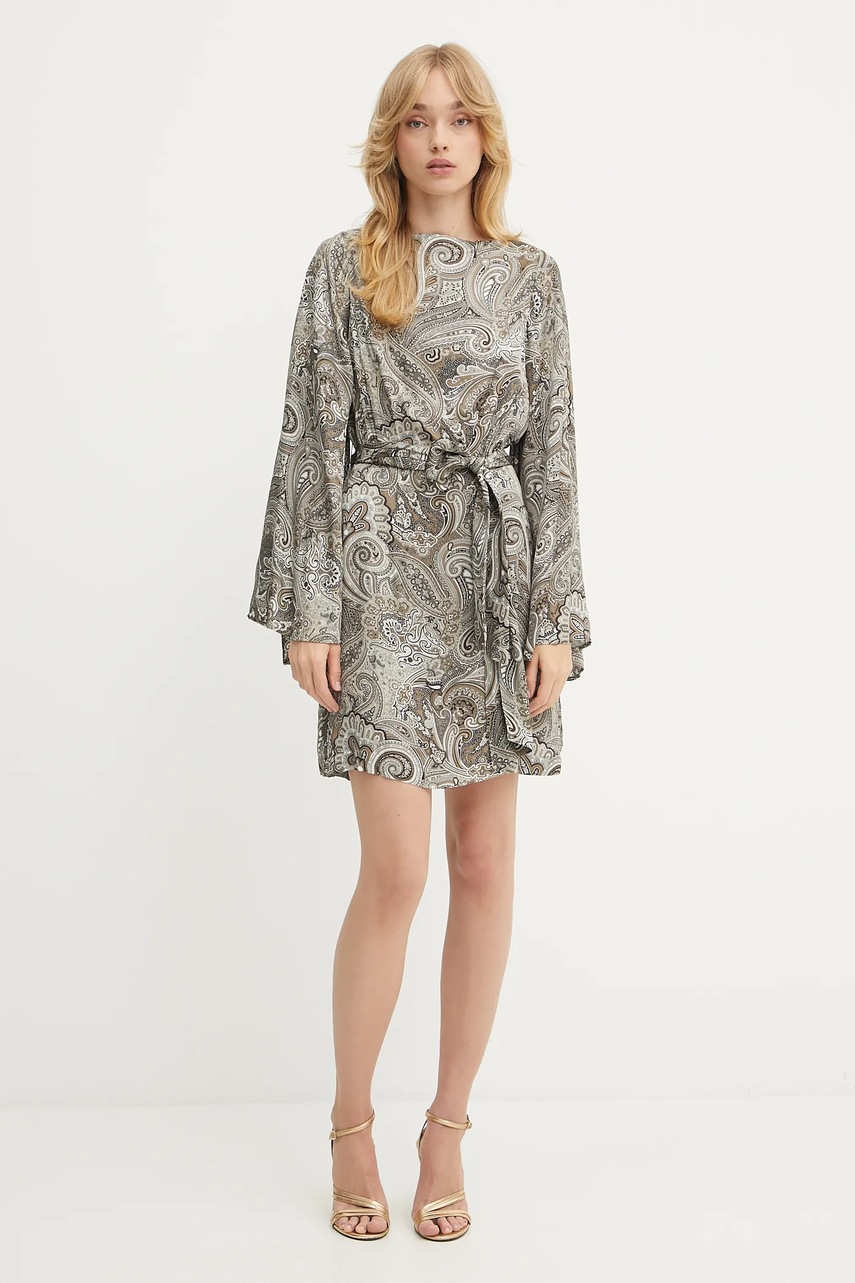 Платье Marciano Guess LOREDANA цвет коричневый mini прямое 5YGK40 7298A