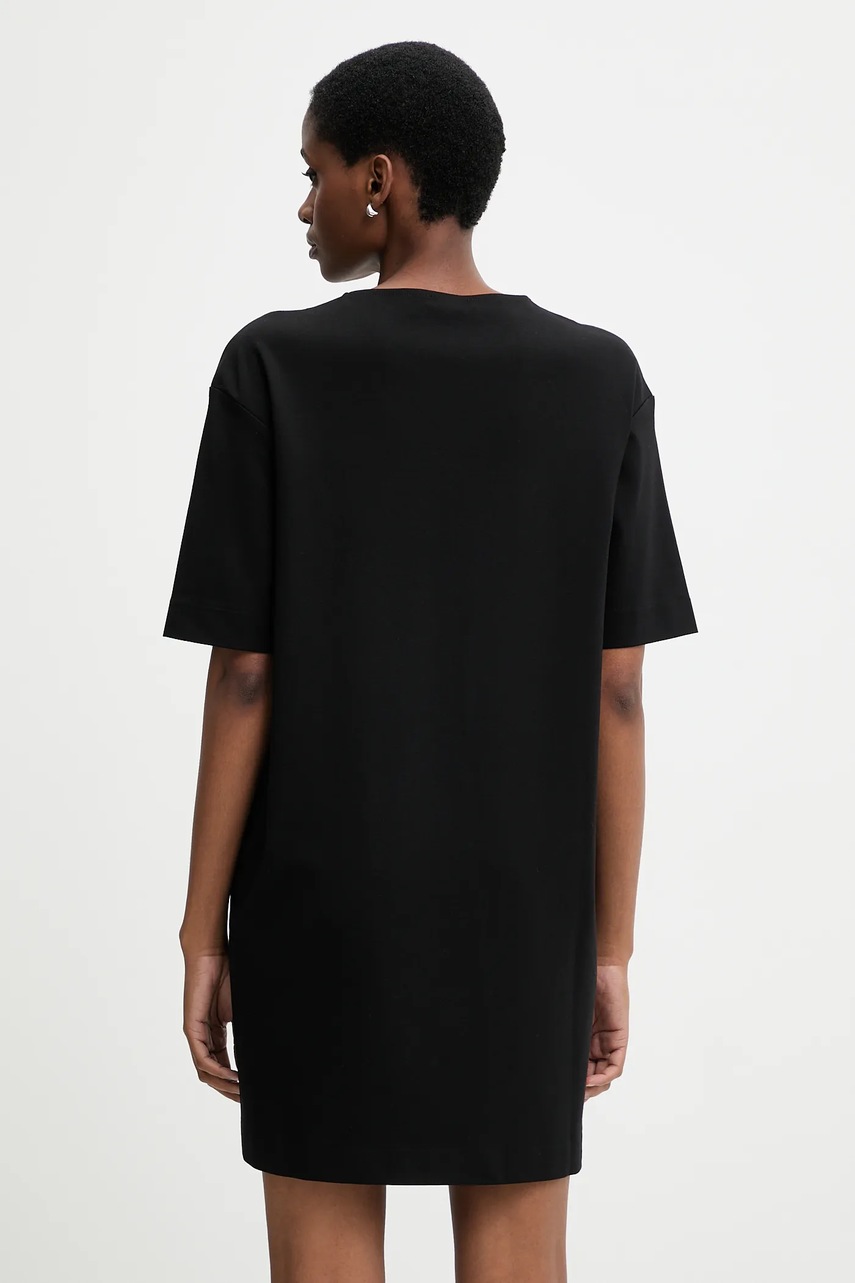 Сукня United Colors of Benetton колір чорний mini пряма 47CKDV0BW