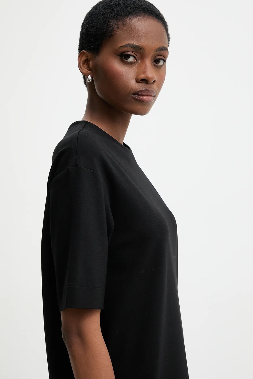 Сукня United Colors of Benetton колір чорний mini пряма 47CKDV0BW