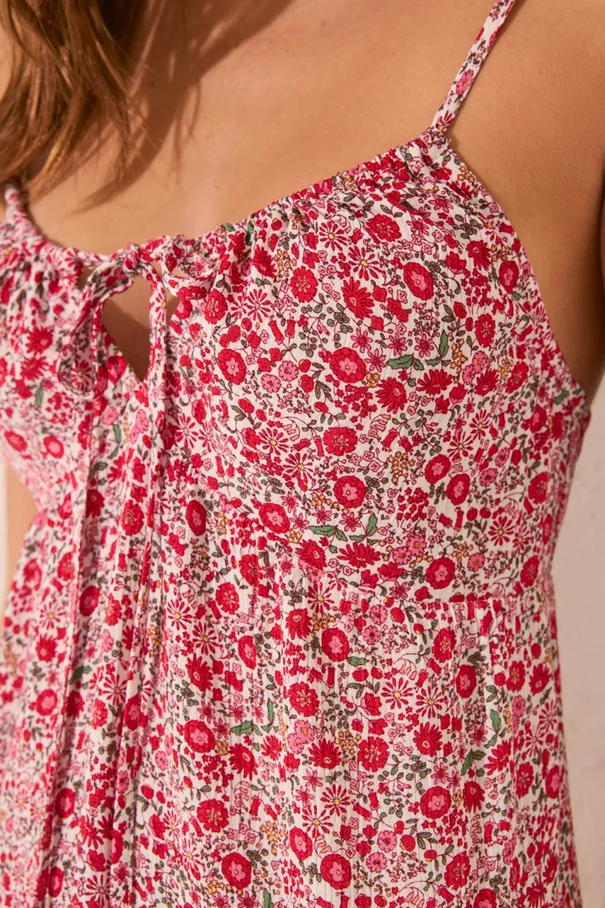 Сукня women'secret колір зелений mini розкльошена 5549940