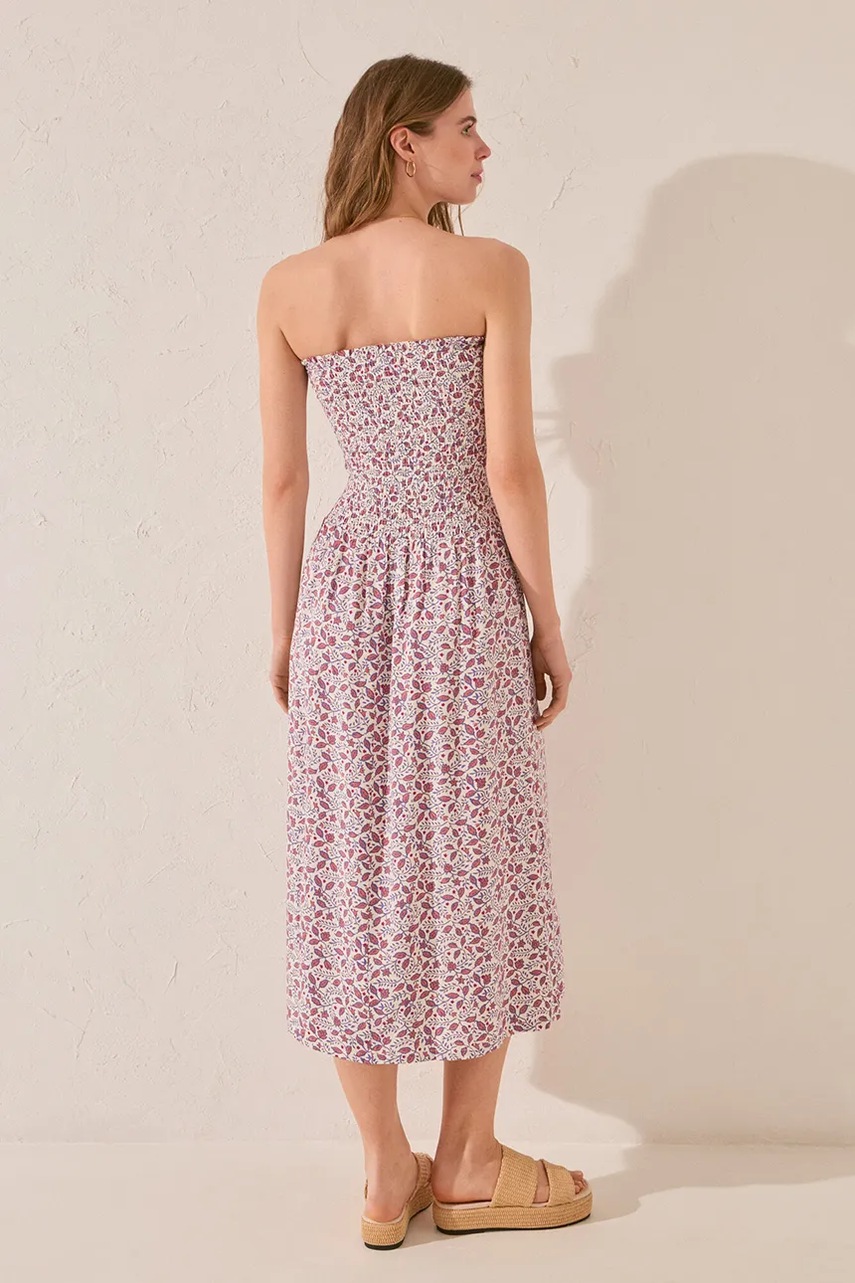 Сукня women'secret колір фіолетовий midi розкльошена 4479832