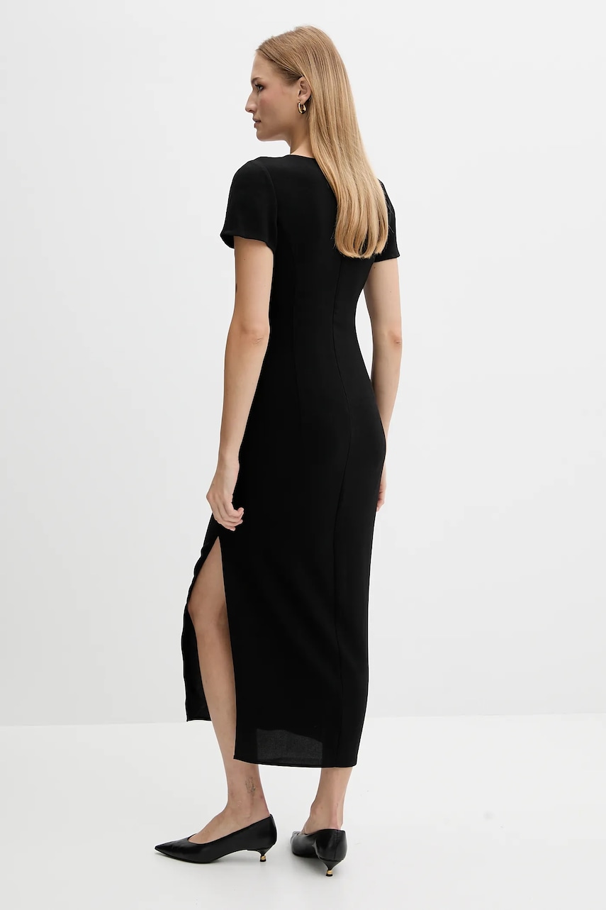 Сукня Armani Exchange колір чорний maxi облягаюча XW000665 AF10872