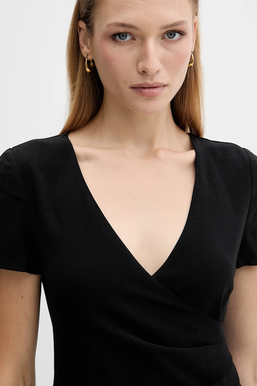 Сукня Armani Exchange колір чорний maxi облягаюча XW000665 AF10872
