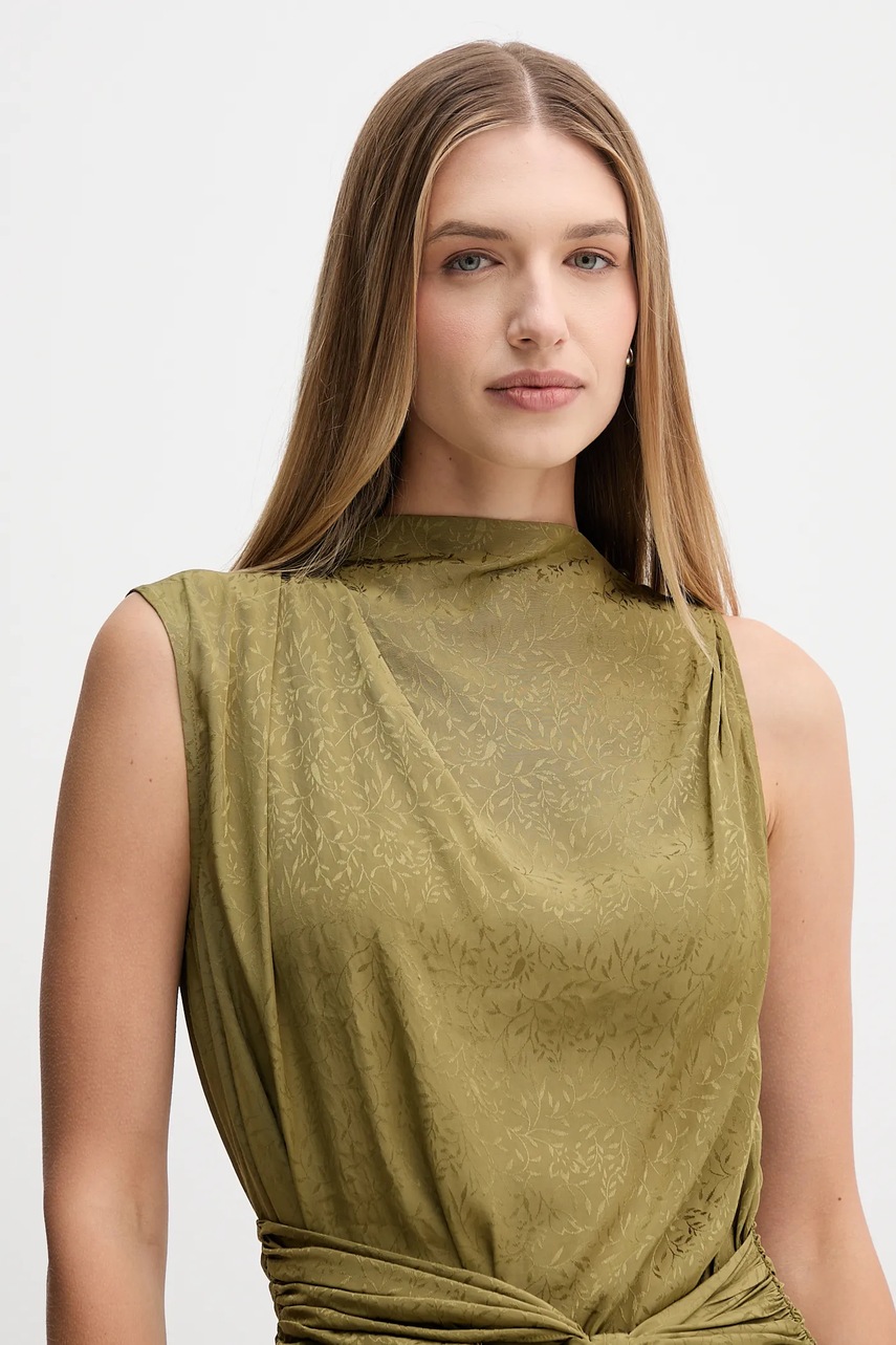 Сукня Hoss Intropia колір зелений midi пряма 8222115