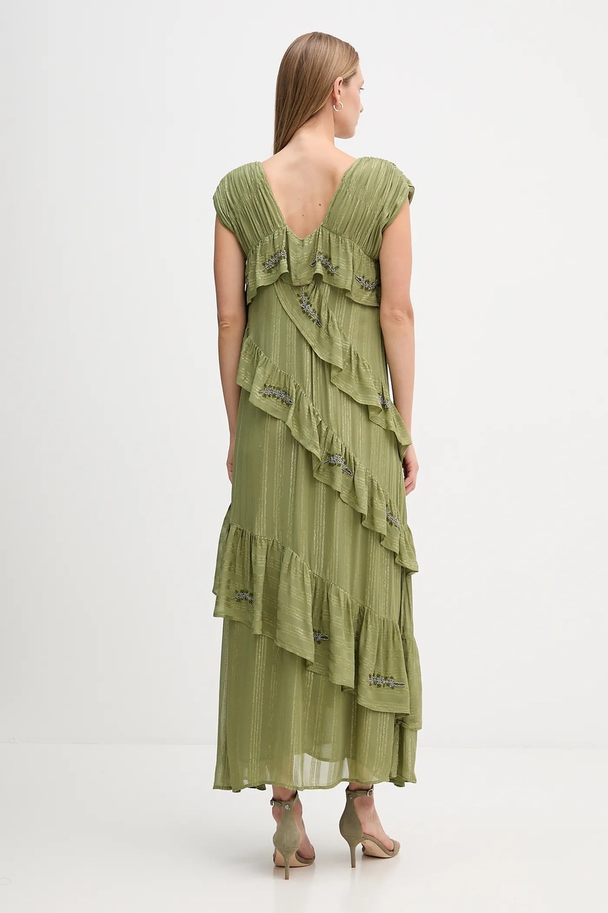 Сукня Hoss Intropia колір зелений mini розкльошена 8222109