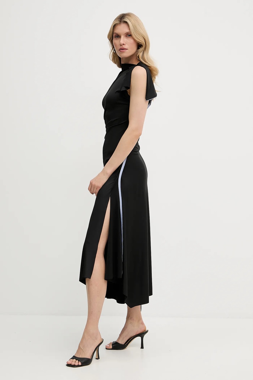 Платье Victoria Beckham цвет чёрный maxi расклешённое 1325JDR006471A Платье Victoria Beckham цвет чёрный maxi расклешённое 1325JDR006471A