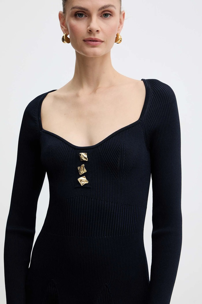 Сукня Fracomina колір синій mini розкльошена FS25WD5004K41601