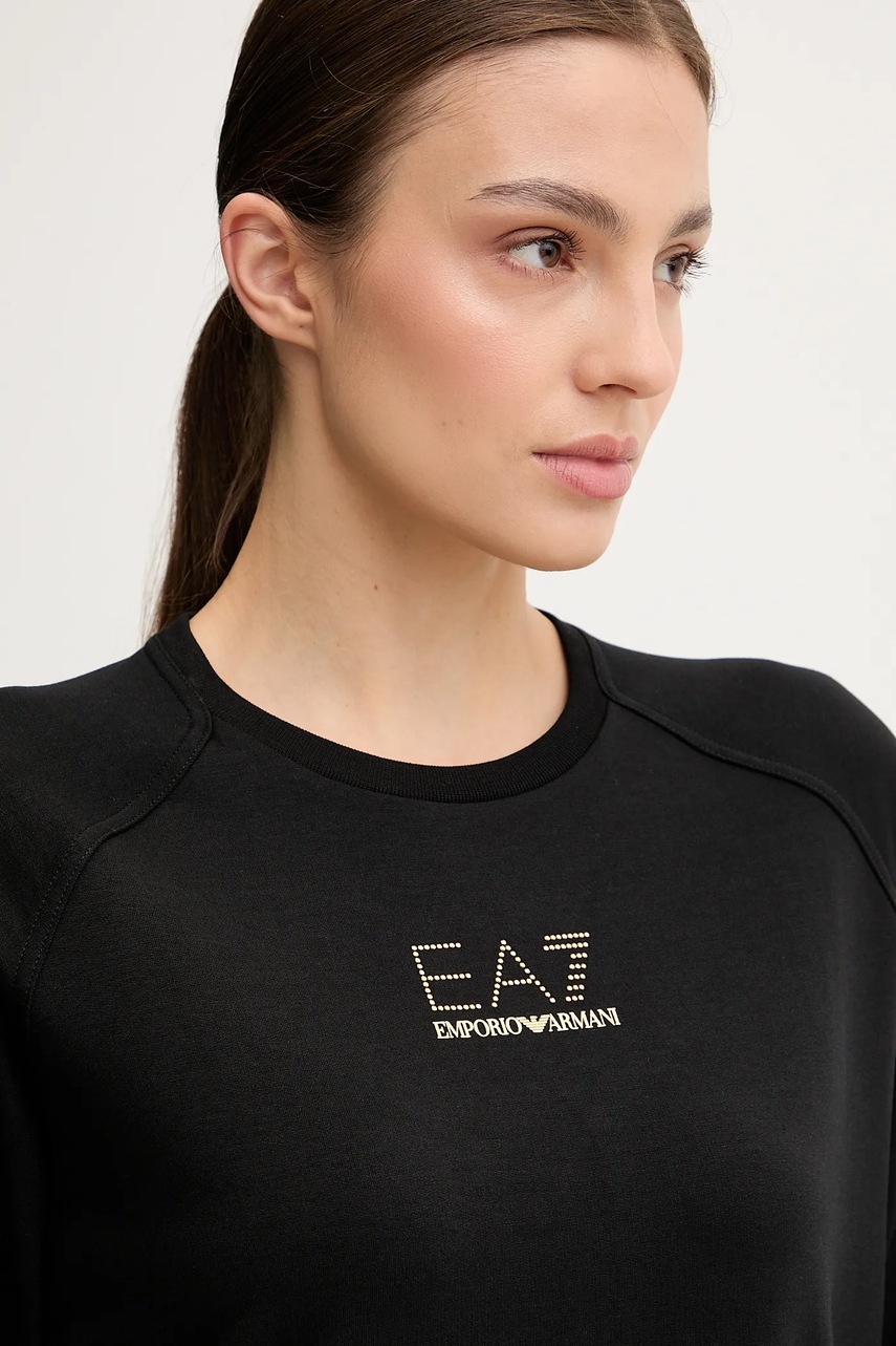 Сукня EA7 Emporio Armani колір чорний mini пряма AF12482.7W000528